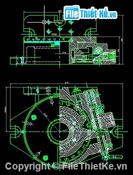 đai ốc chi tiết,đai ốc,chi tiết,chi tiết đồ án,chi tiết cấu tạo,Bản vẽ đồ gá